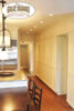 Beautiful eat in kitchen with oak floors