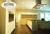 Kitchen with dark wood floor
