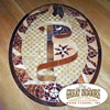 Wood tile mosaic 
